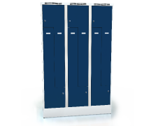 Cloakroom locker Z-shaped doors ALDOP 1920 x 1200 x 500